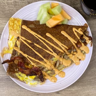 Bacon & Egg Crepe