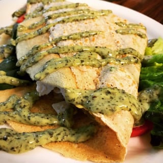 Chicken Pesto Crepe